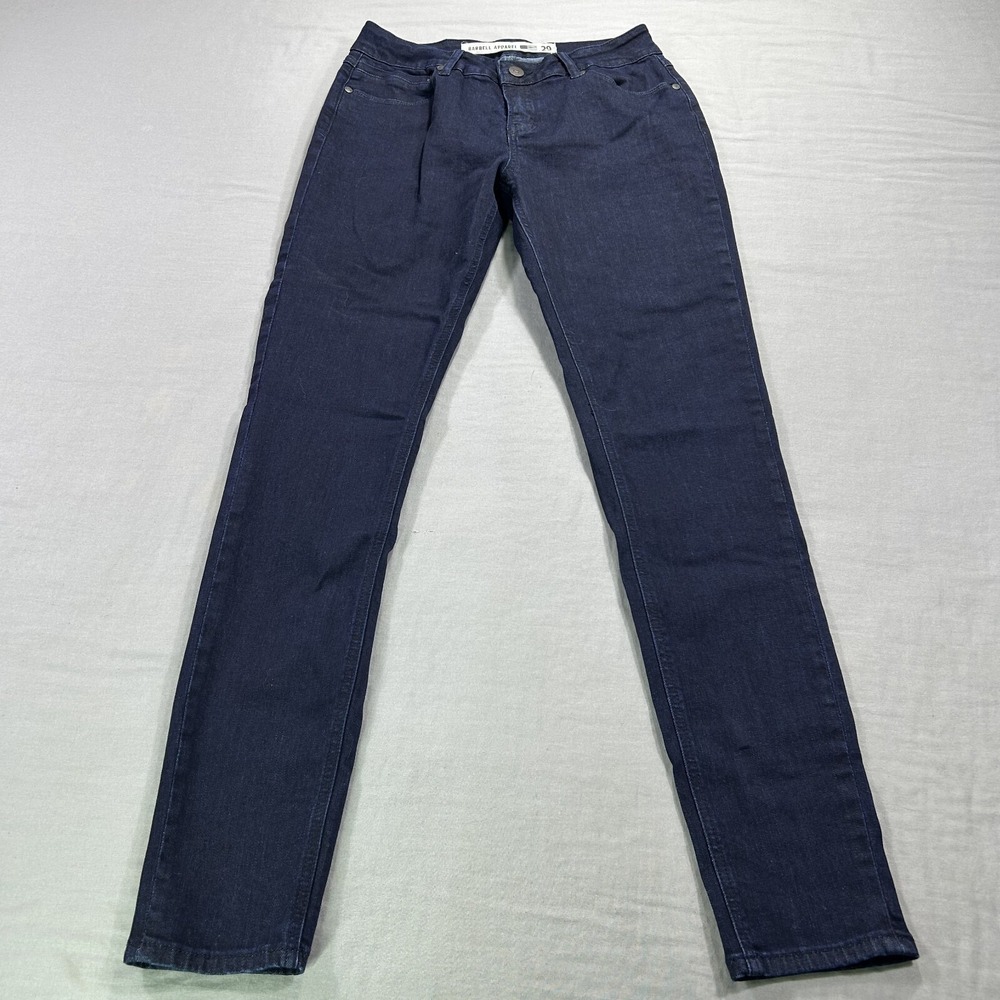 Barbell Apparel Jeans Womens 29 Blue Dark Wash Denim Skinny Fit‎ Stretch 29x31